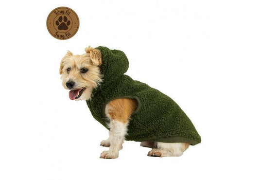 Teddy Sherpa Fleece Green S | Luxury Home Accessories | Heulog Glow