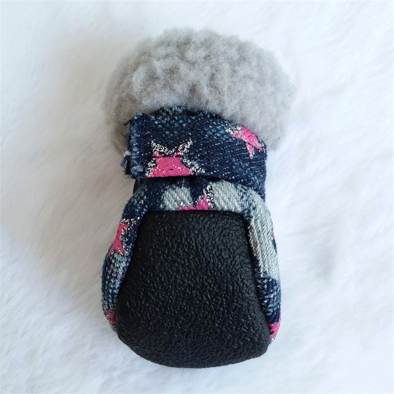 Teddy VIP denim dog shoes | Luxury Home Accessories | Heulog Glow