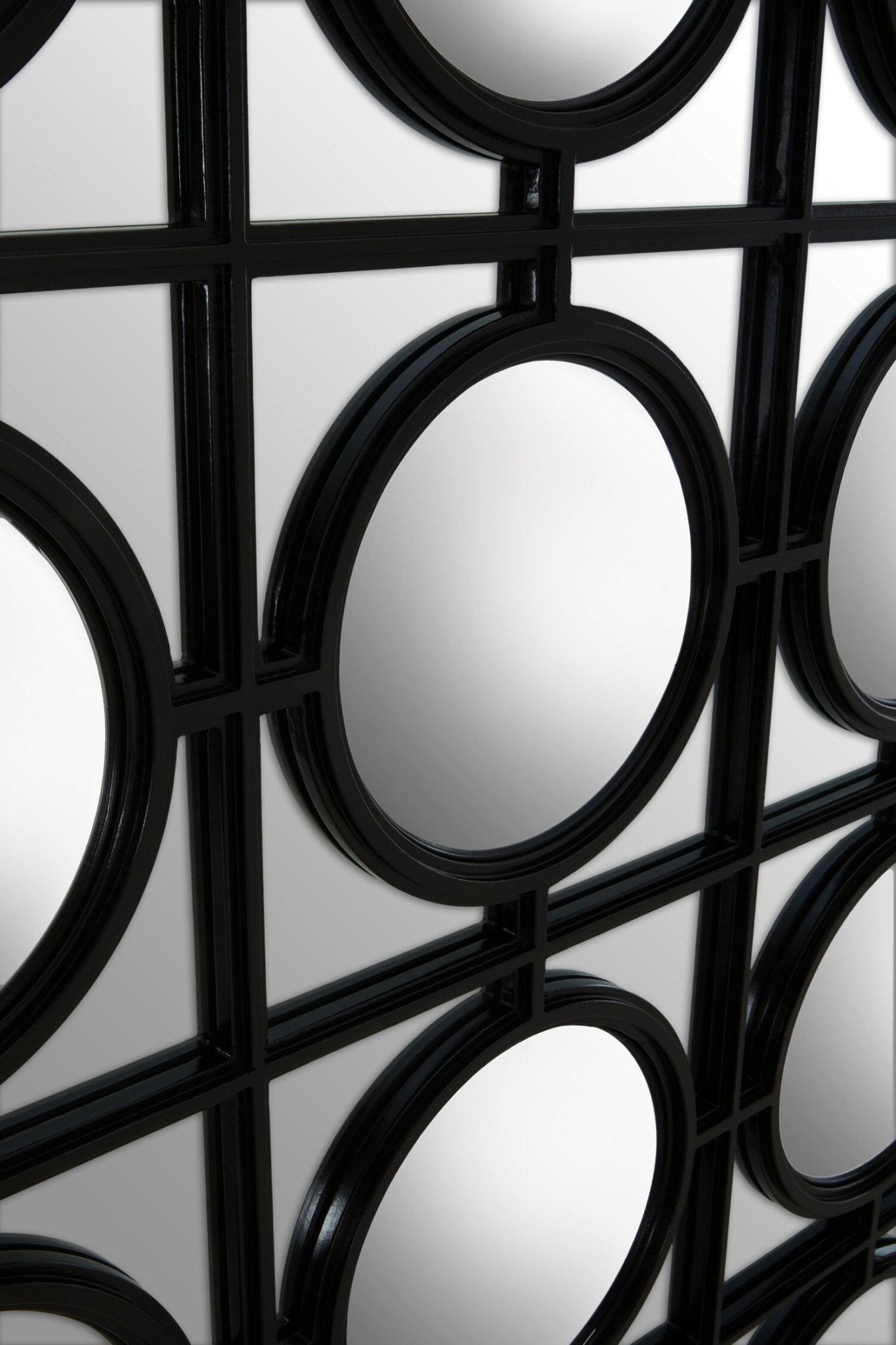 Telese Black Decorative Wall Mirror | Luxury Home Accessories | Heulog Glow