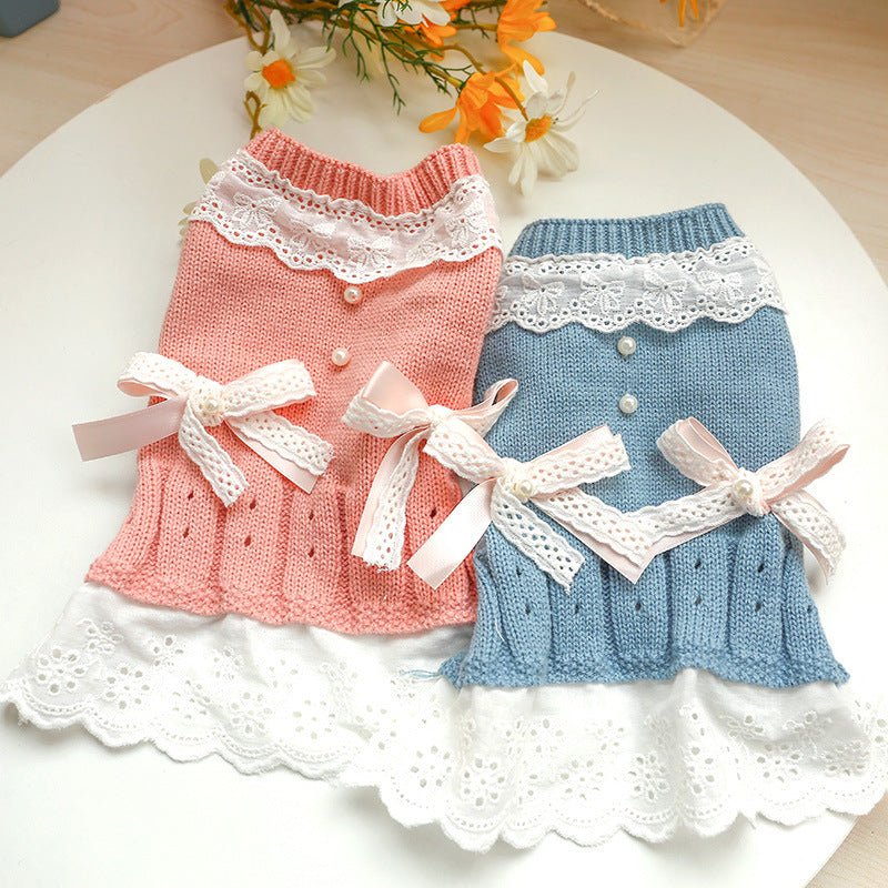 Temperament Princess lady wool dog skirt | Luxury Home Accessories | Heulog Glow