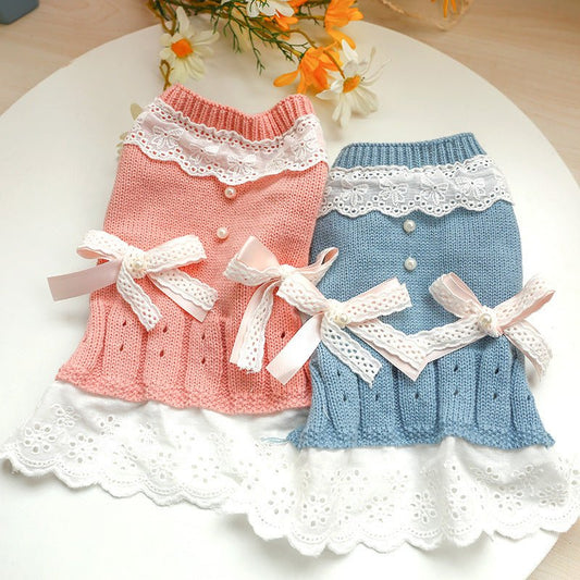 Temperament Princess lady wool dog skirt | Luxury Home Accessories | Heulog Glow