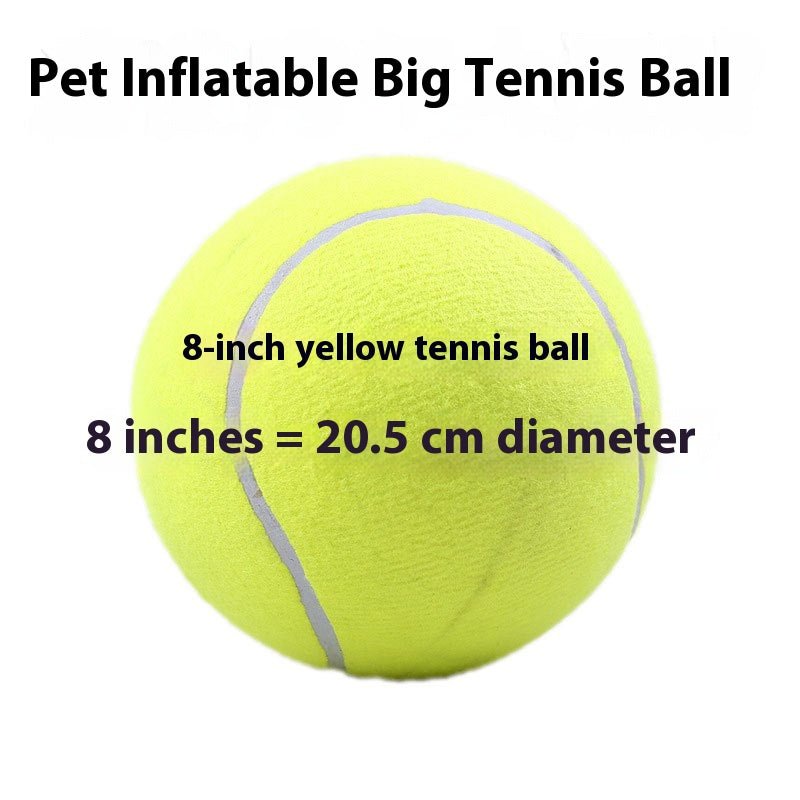 Tennis Pet Toy Inflatable Training Rubber Big Ball Elastic Ten Times Happy Corgi Golden Retriever | Luxury Home Accessories | Heulog Glow