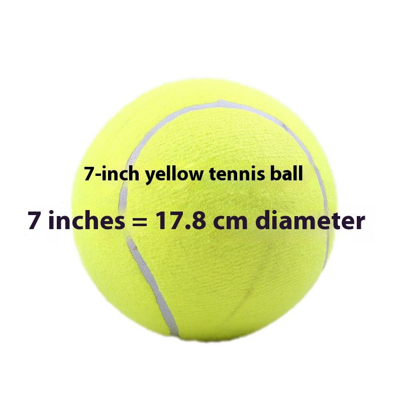 Tennis Pet Toy Inflatable Training Rubber Big Ball Elastic Ten Times Happy Corgi Golden Retriever | Luxury Home Accessories | Heulog Glow