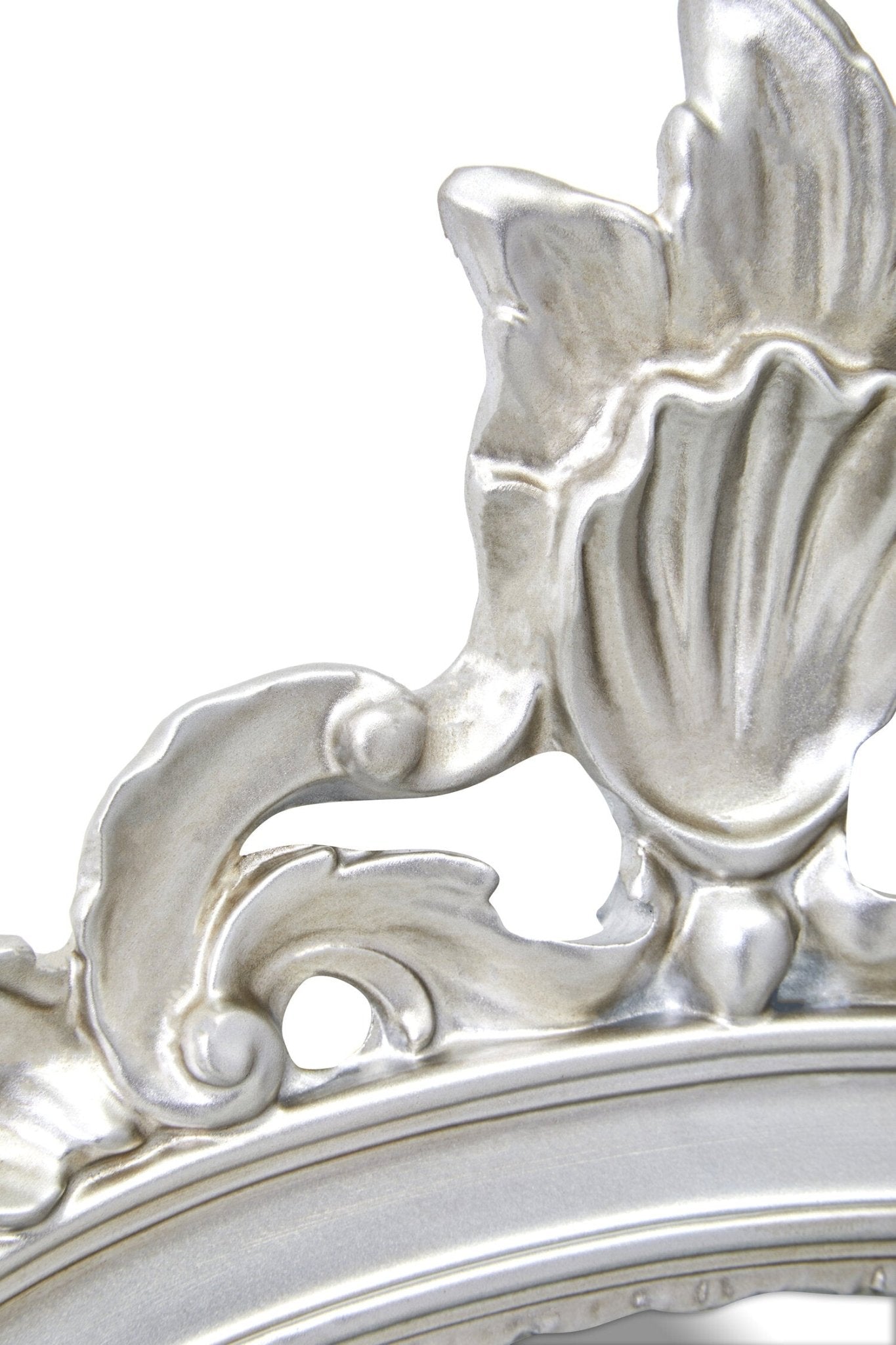 Teramo Silver Finish Wall Mirror | Luxury Home Accessories | Heulog Glow