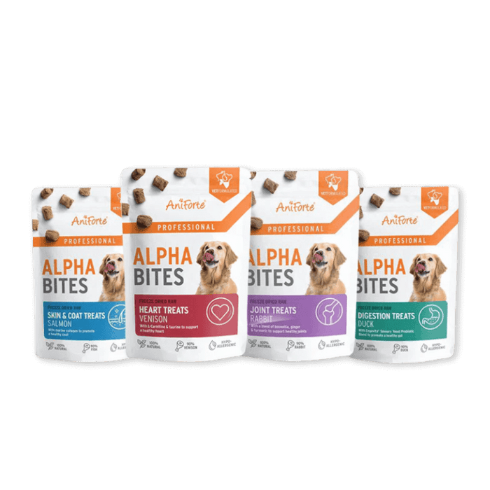 The Alpha Bites Collection Freeze-dried raw treats with functional benefits | Luxury Home Accessories | Heulog Glow