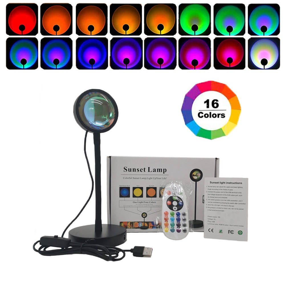 The Sun Never Sets Projection Sunset Atmosphere Light | Luxury Home Accessories | Heulog Glow