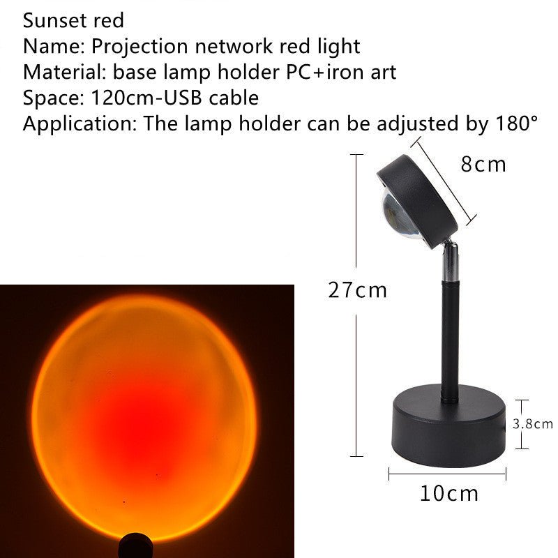The Sun Never Sets Projection Sunset Atmosphere Light | Luxury Home Accessories | Heulog Glow