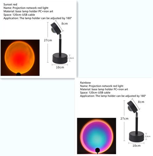 The Sun Never Sets Projection Sunset Atmosphere Light | Luxury Home Accessories | Heulog Glow