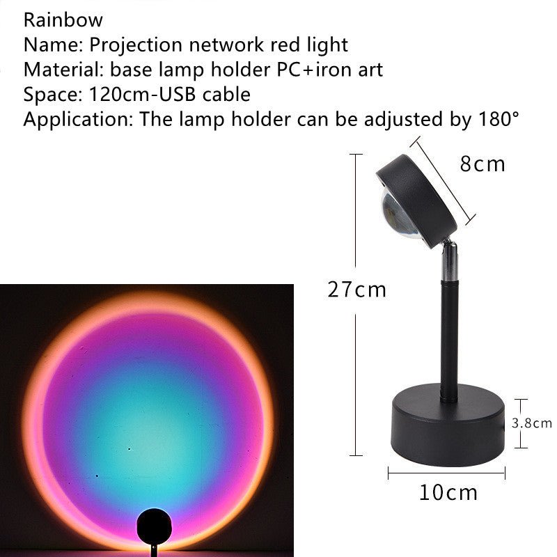 The Sun Never Sets Projection Sunset Atmosphere Light | Luxury Home Accessories | Heulog Glow
