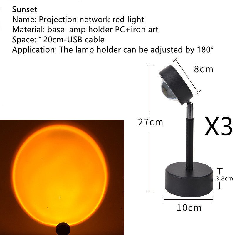 The Sun Never Sets Projection Sunset Atmosphere Light | Luxury Home Accessories | Heulog Glow