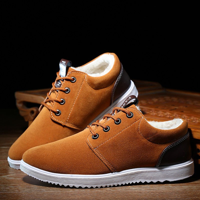The winter men's casual shoes breathable shoes shoes 1200 British tide scrub and cotton shoes | Luxury Home Accessories | Heulog Glow