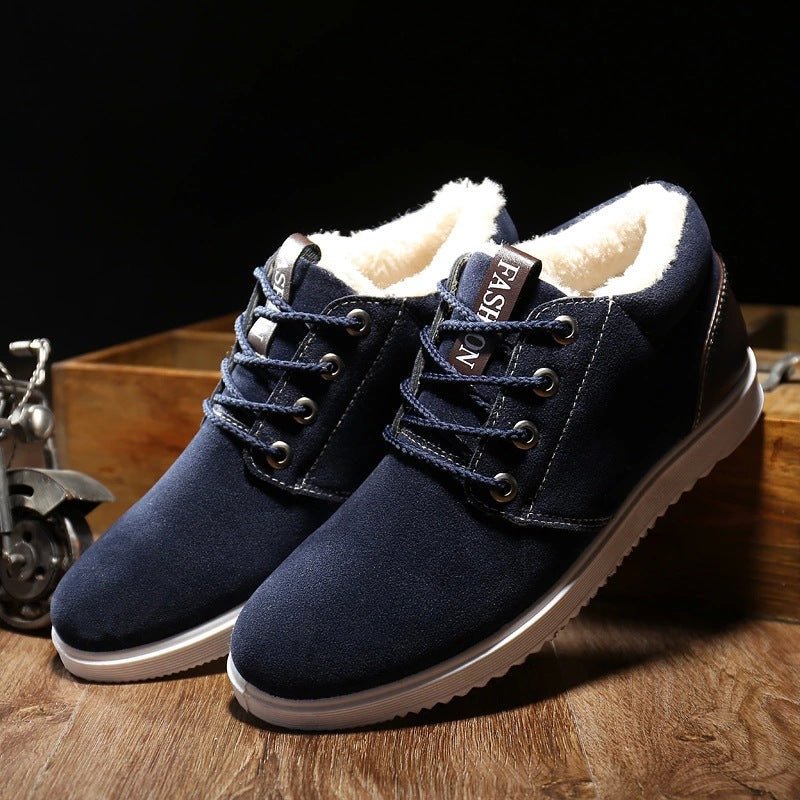 The winter men's casual shoes breathable shoes shoes 1200 British tide scrub and cotton shoes | Luxury Home Accessories | Heulog Glow