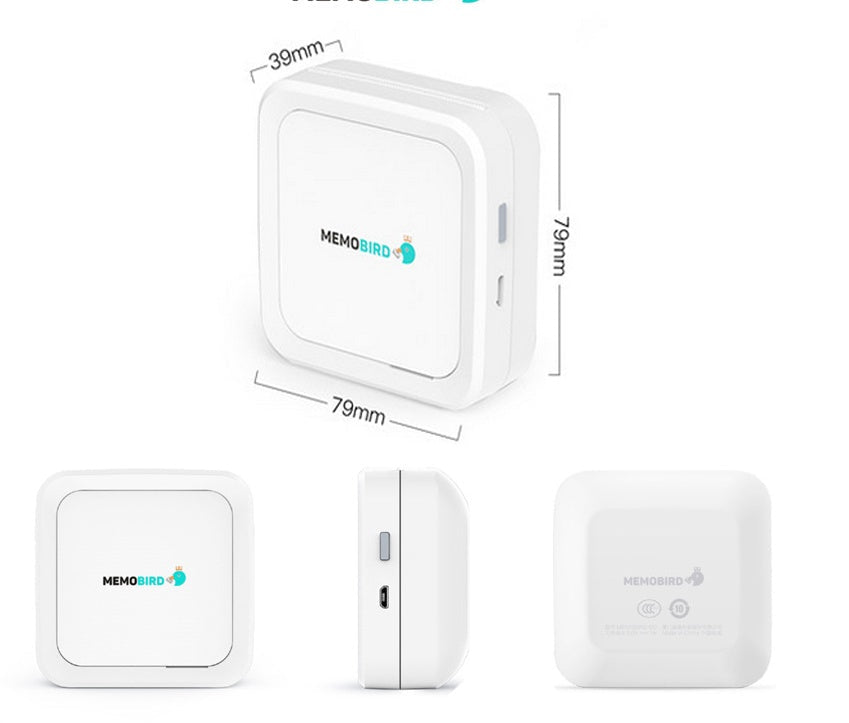 Thermal Pocket Portable Bluetooth Printer | Luxury Home Accessories | Heulog Glow