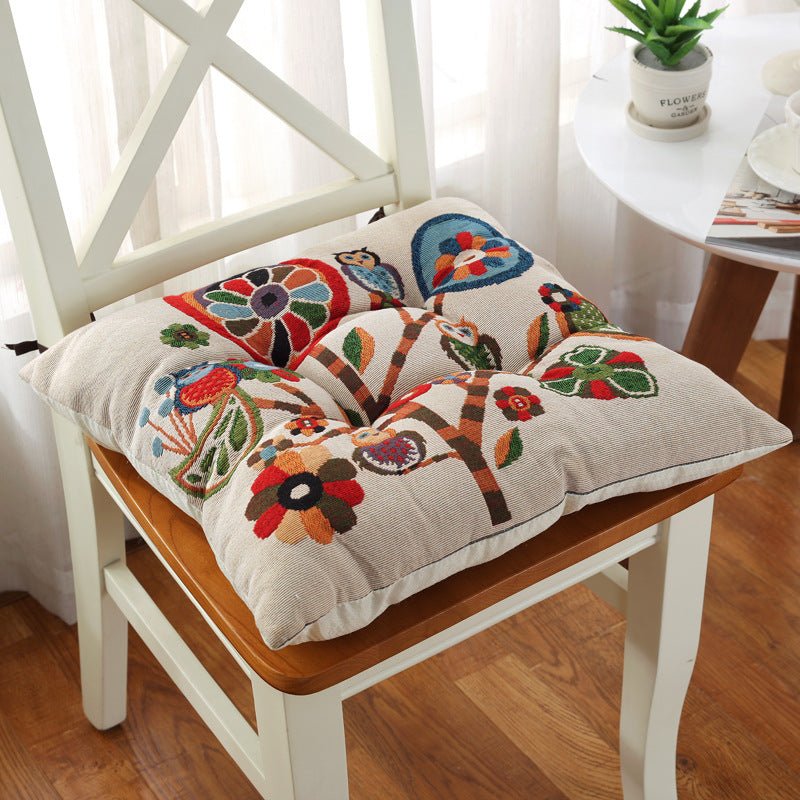 Thickened Non-slip Chair Cushion Tatami Children's Heightened Dining Chair Cushion Solid Wood Stool Car Seat Cushion | Luxury Home Accessories | Heulog Glow