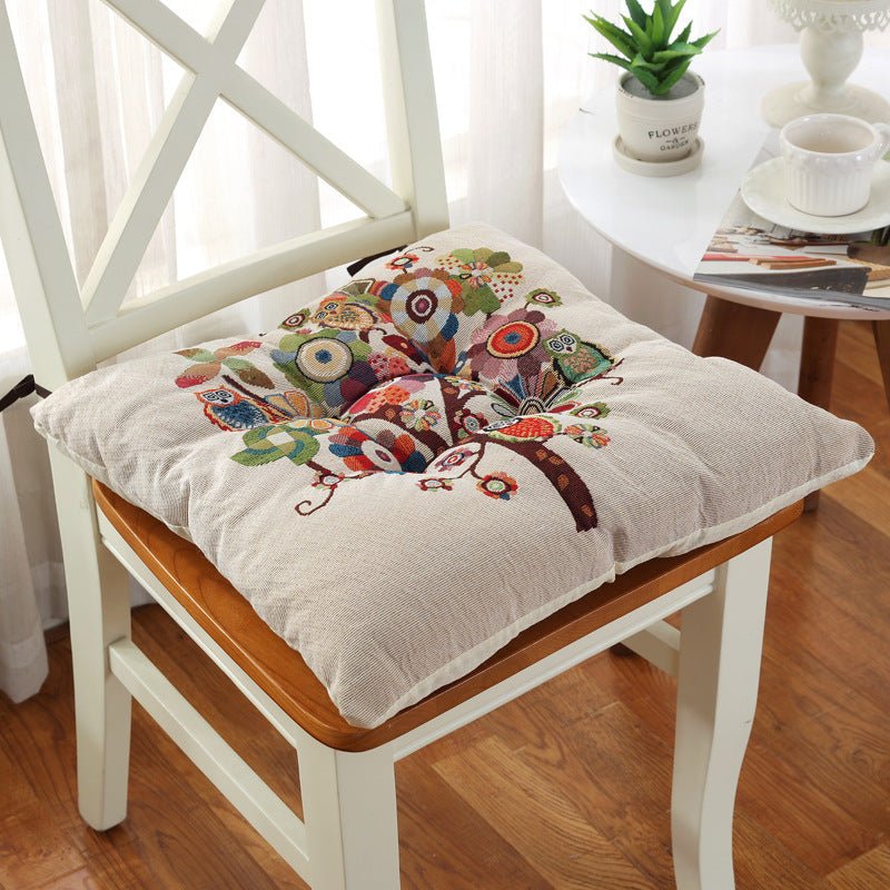 Thickened Non-slip Chair Cushion Tatami Children's Heightened Dining Chair Cushion Solid Wood Stool Car Seat Cushion | Luxury Home Accessories | Heulog Glow