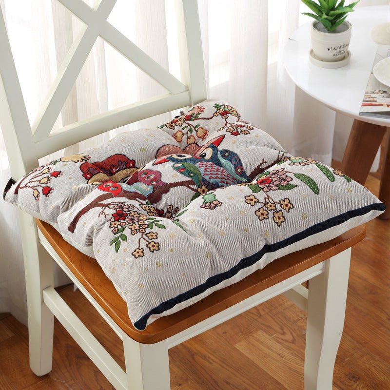 Thickened Non-slip Chair Cushion Tatami Children's Heightened Dining Chair Cushion Solid Wood Stool Car Seat Cushion | Luxury Home Accessories | Heulog Glow