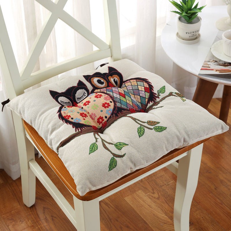 Thickened Non-slip Chair Cushion Tatami Children's Heightened Dining Chair Cushion Solid Wood Stool Car Seat Cushion | Luxury Home Accessories | Heulog Glow