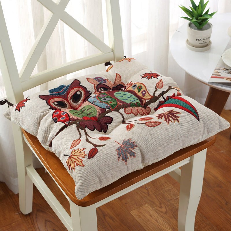 Thickened Non-slip Chair Cushion Tatami Children's Heightened Dining Chair Cushion Solid Wood Stool Car Seat Cushion | Luxury Home Accessories | Heulog Glow