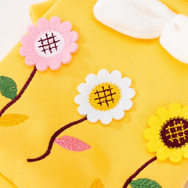 Three-dimensional Flower Sweater Small Pet Clothing | Luxury Home Accessories | Heulog Glow