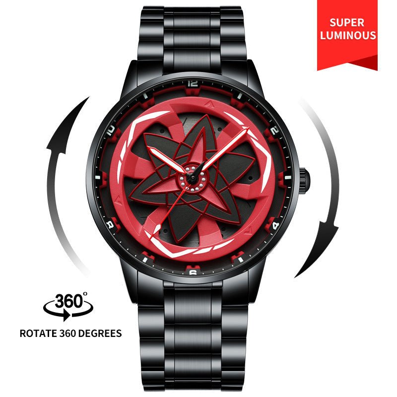 Three-Dimensional Hollow Waterproof Luminous Multifunction Quartz Watch | Luxury Home Accessories | Heulog Glow