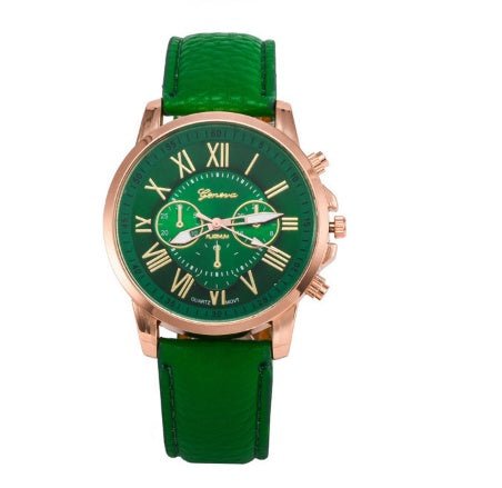 Three eye watches, retro GENEVA, Geneva students, couples, watches, men's belts, quartz trends watches | Luxury Home Accessories | Heulog Glow