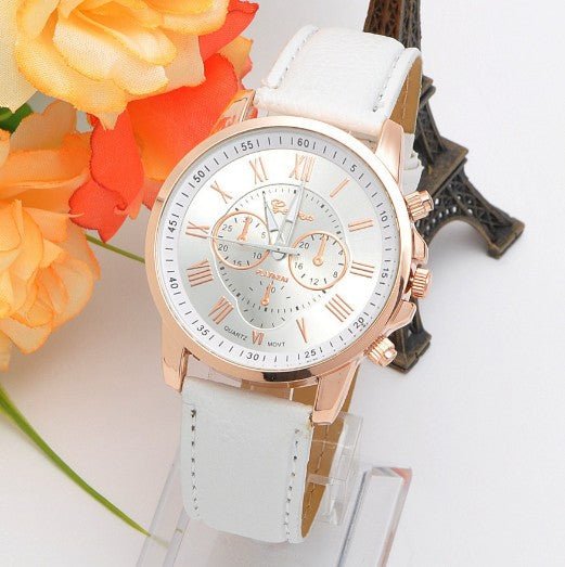 Three eye watches, retro GENEVA, Geneva students, couples, watches, men's belts, quartz trends watches | Luxury Home Accessories | Heulog Glow