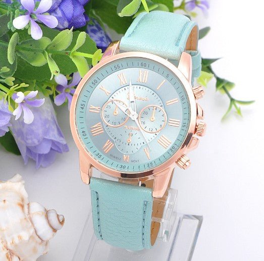 Three eye watches, retro GENEVA, Geneva students, couples, watches, men's belts, quartz trends watches | Luxury Home Accessories | Heulog Glow