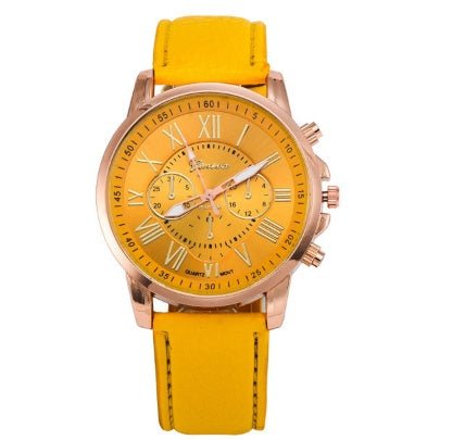 Three eye watches, retro GENEVA, Geneva students, couples, watches, men's belts, quartz trends watches | Luxury Home Accessories | Heulog Glow