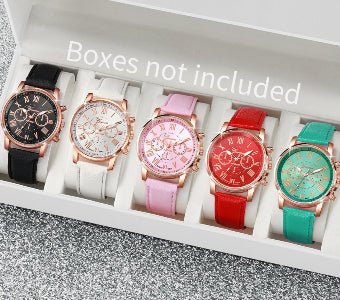 Three eye watches, retro GENEVA, Geneva students, couples, watches, men's belts, quartz trends watches | Luxury Home Accessories | Heulog Glow
