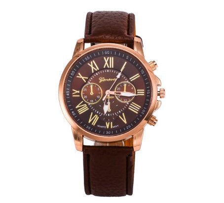 Three eye watches, retro GENEVA, Geneva students, couples, watches, men's belts, quartz trends watches | Luxury Home Accessories | Heulog Glow