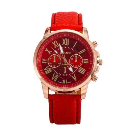 Three eye watches, retro GENEVA, Geneva students, couples, watches, men's belts, quartz trends watches | Luxury Home Accessories | Heulog Glow