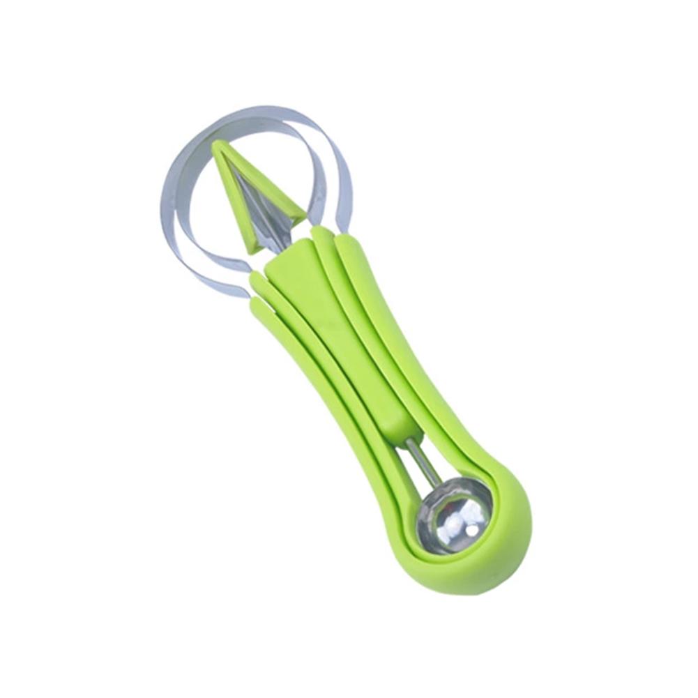 Three-in-one Stainless Steel Multi-purpose Fruit Ball Excavator Spoon Portable Digging Kitchen Tool Summer Party | Luxury Home Accessories | Heulog Glow