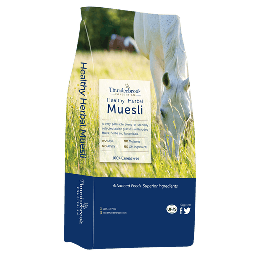 Thunderbrook Equestrian Healthy Herbal Muesli 15kg | Luxury Home Accessories | Heulog Glow