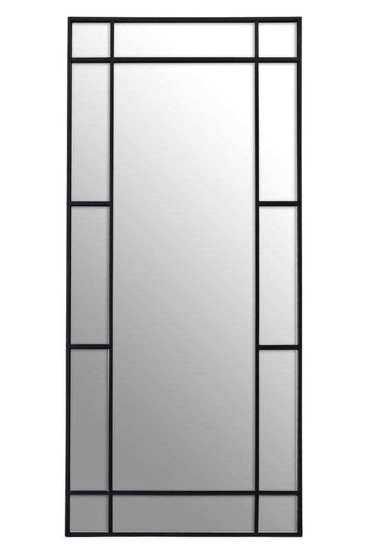 Tiana Floor Standing Mirror Black Frame | Luxury Home Accessories | Heulog Glow