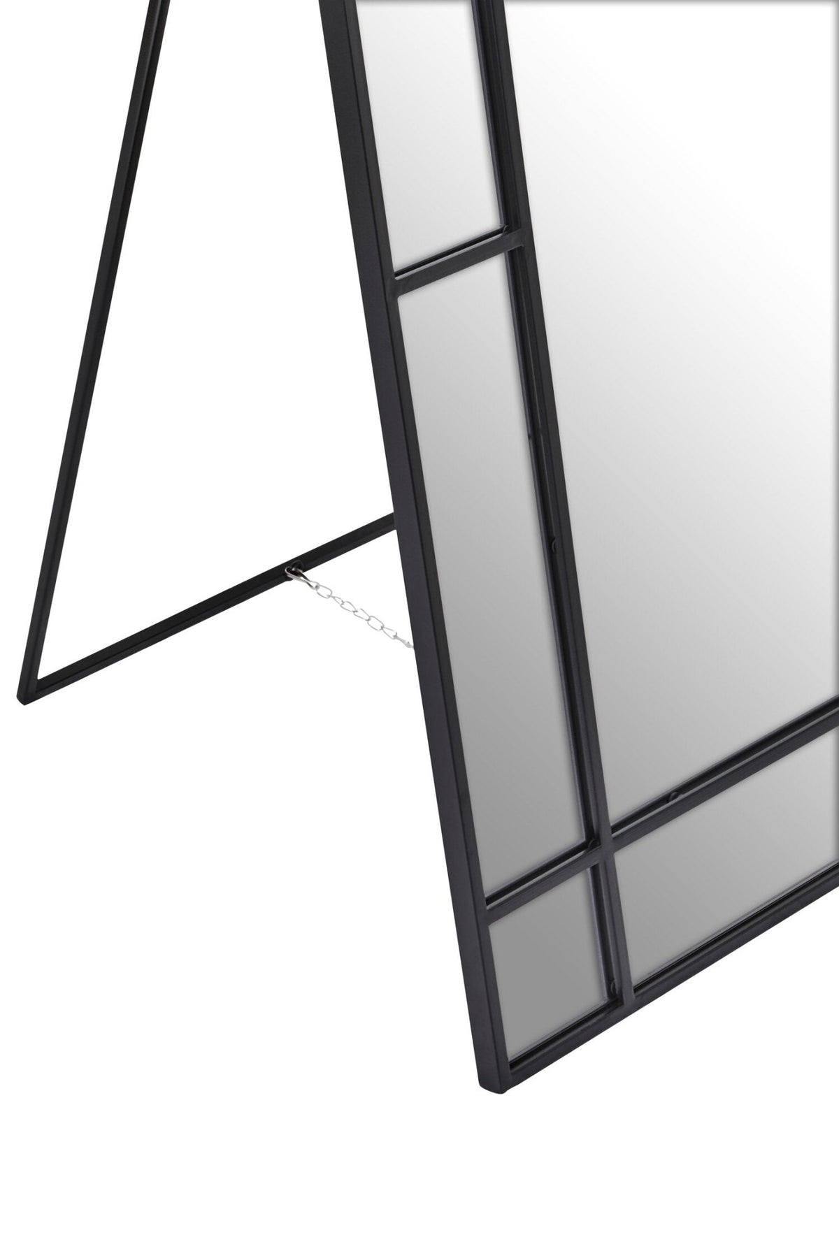 Tiana Floor Standing Mirror Black Frame | Luxury Home Accessories | Heulog Glow