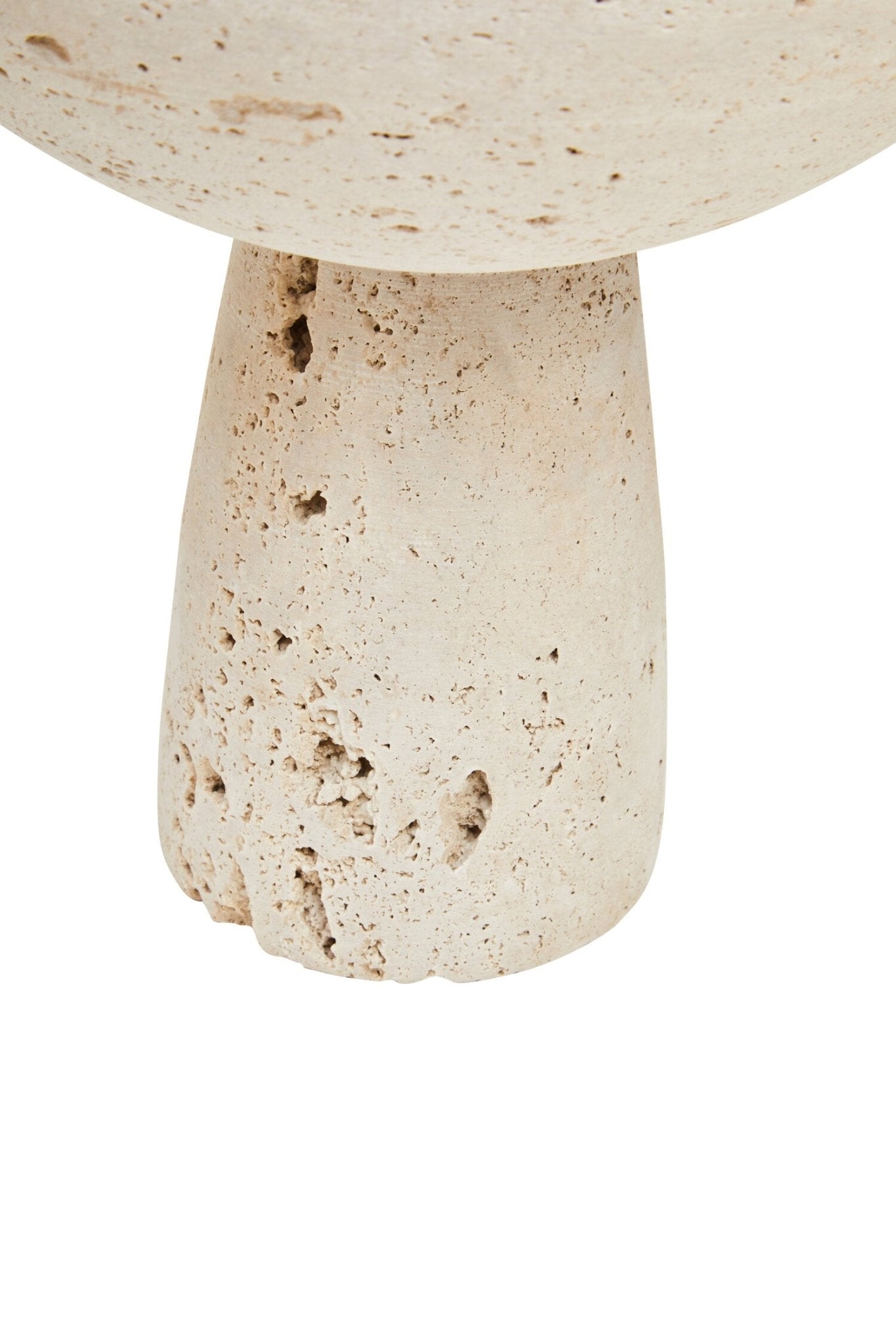 Tibor Travertine Pedestal Bowl | Luxury Home Accessories | Heulog Glow