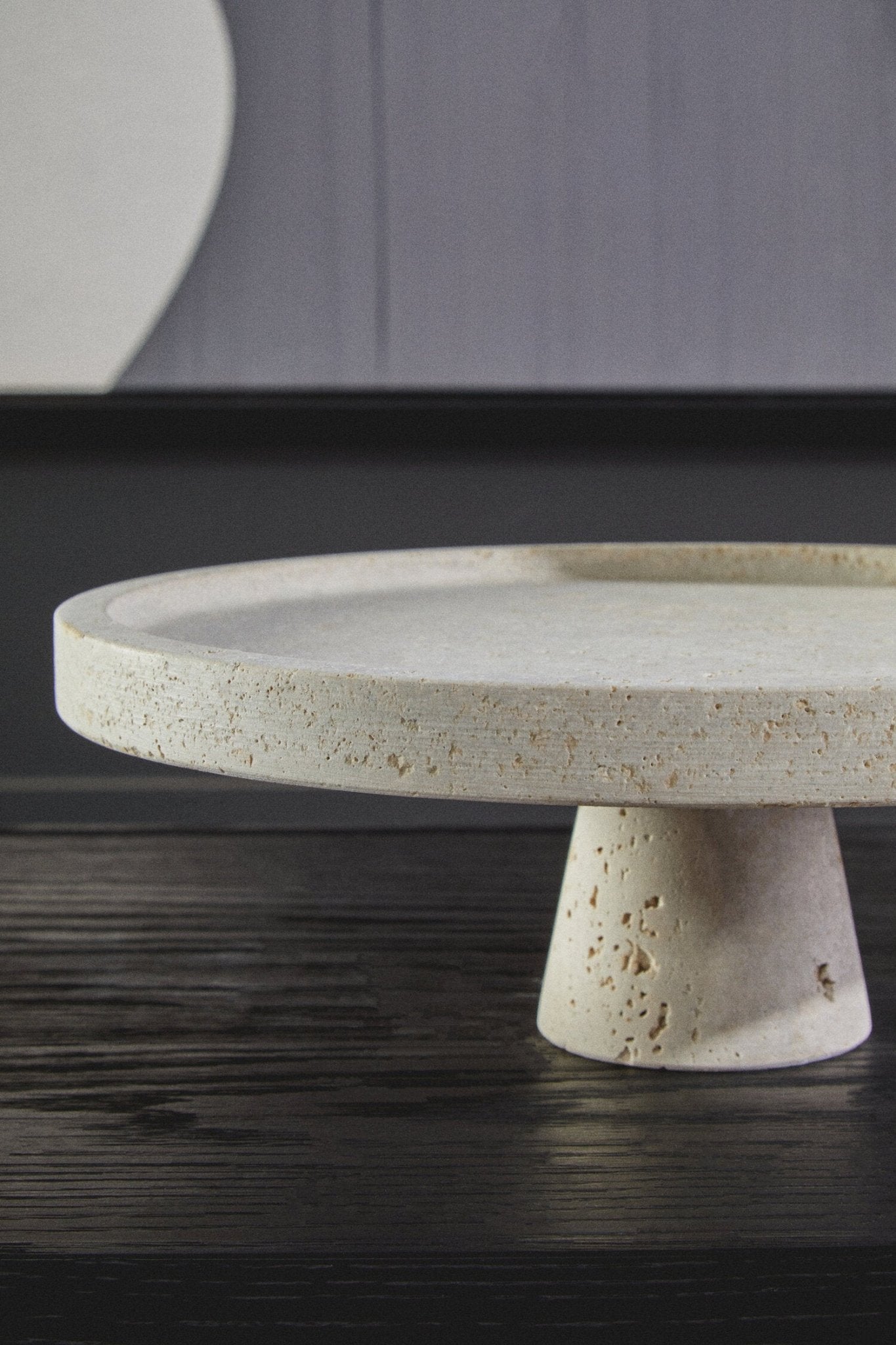Tibor Travertine Riser | Luxury Home Accessories | Heulog Glow