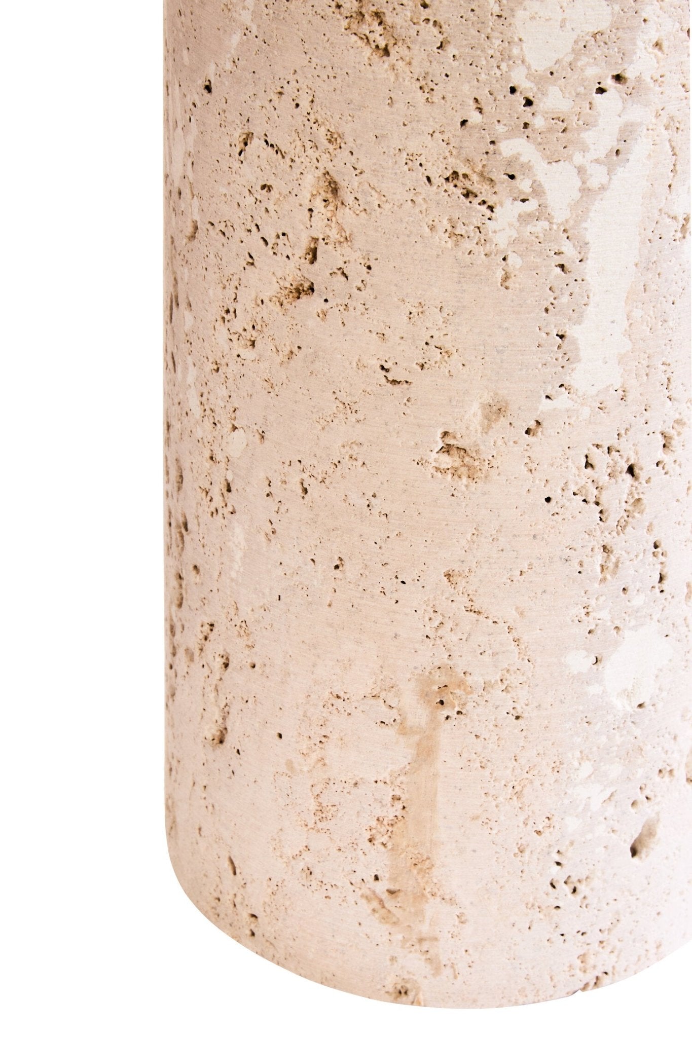Tibor Travertine Tall Vase | Luxury Home Accessories | Heulog Glow