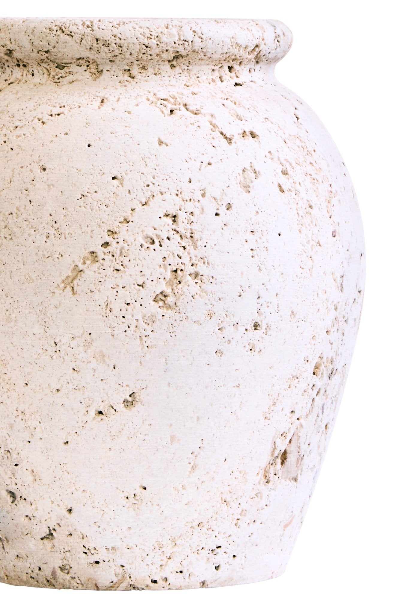 Tibor Travertine Vase | Luxury Home Accessories | Heulog Glow
