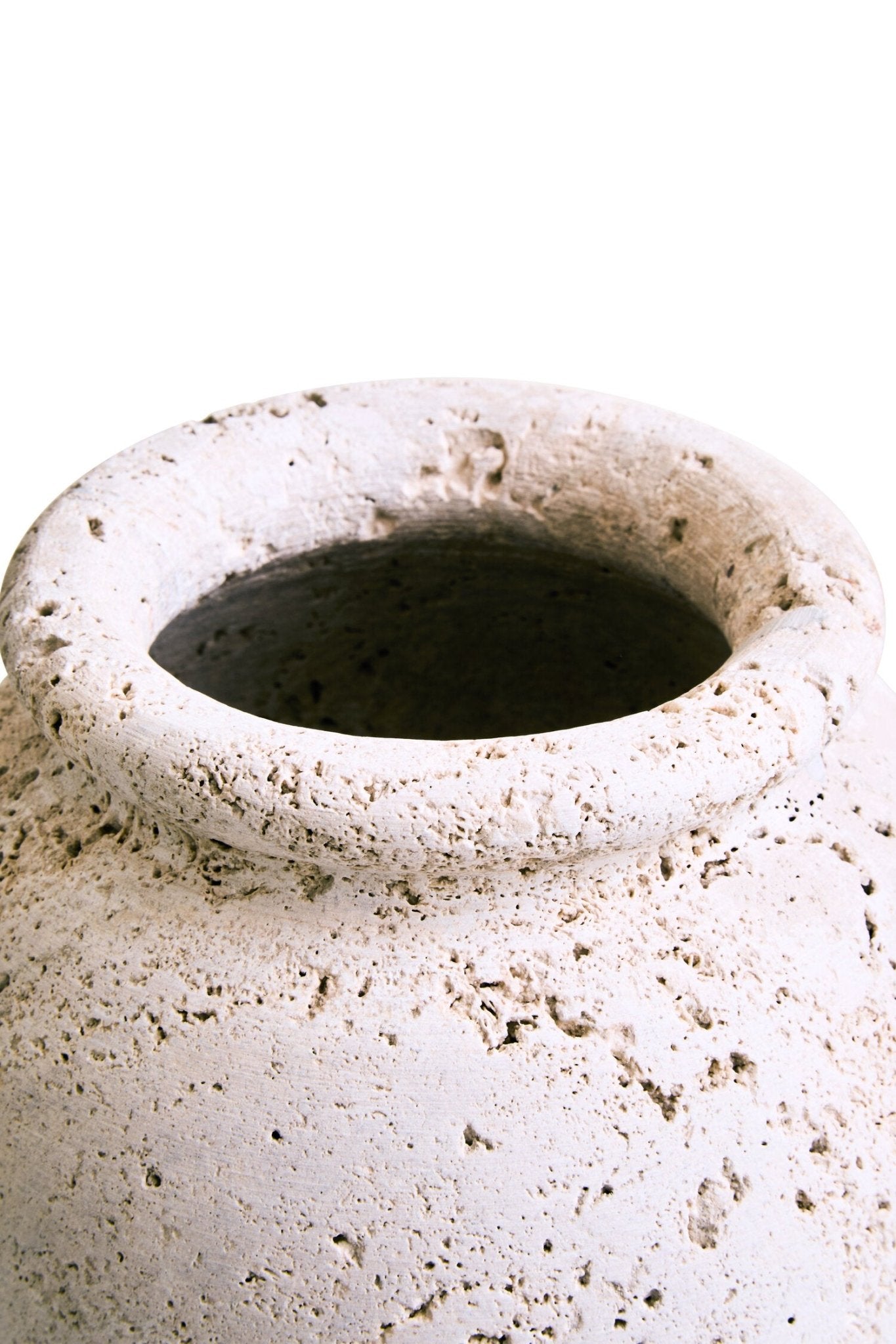 Tibor Travertine Vase | Luxury Home Accessories | Heulog Glow