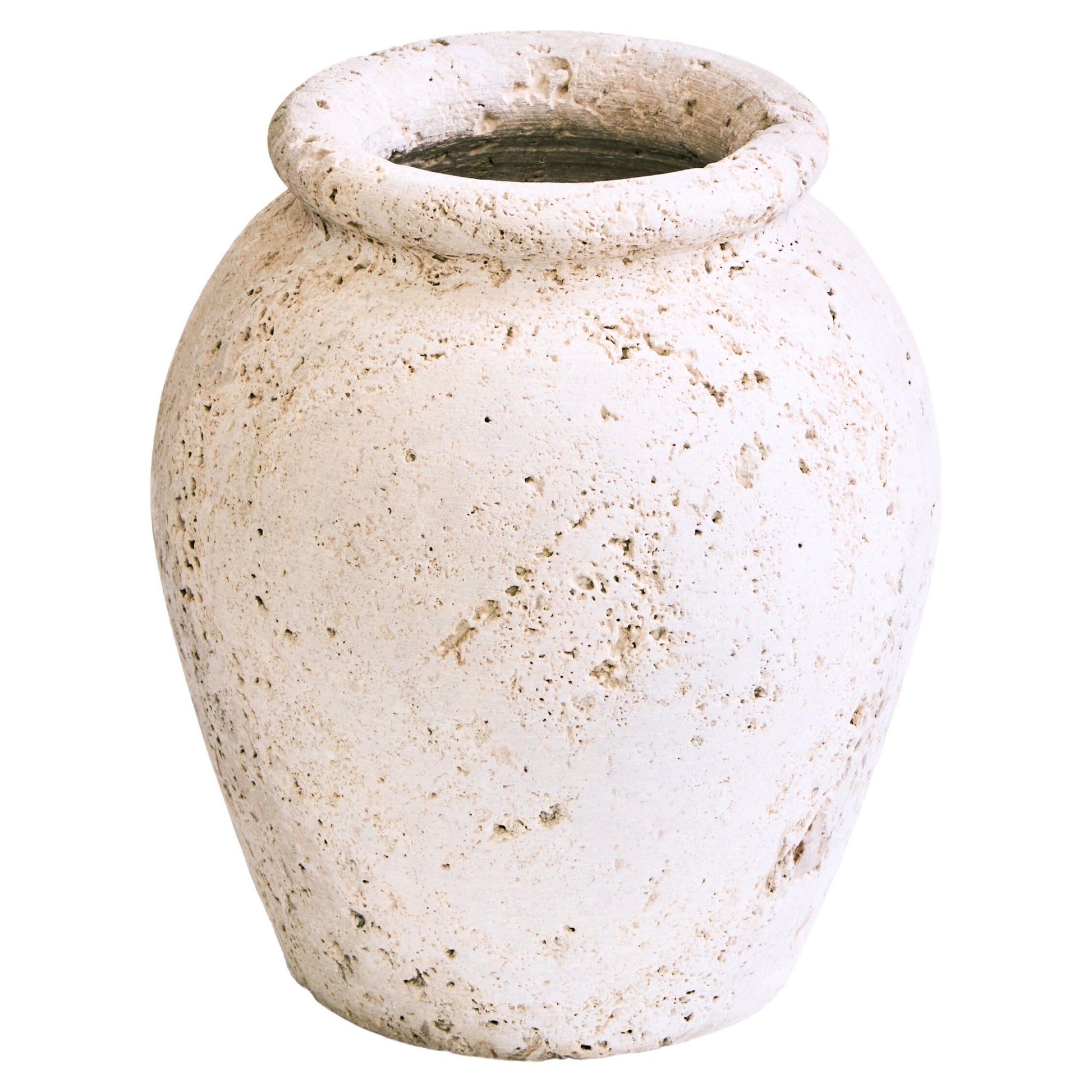 Tibor Travertine Vase | Luxury Home Accessories | Heulog Glow