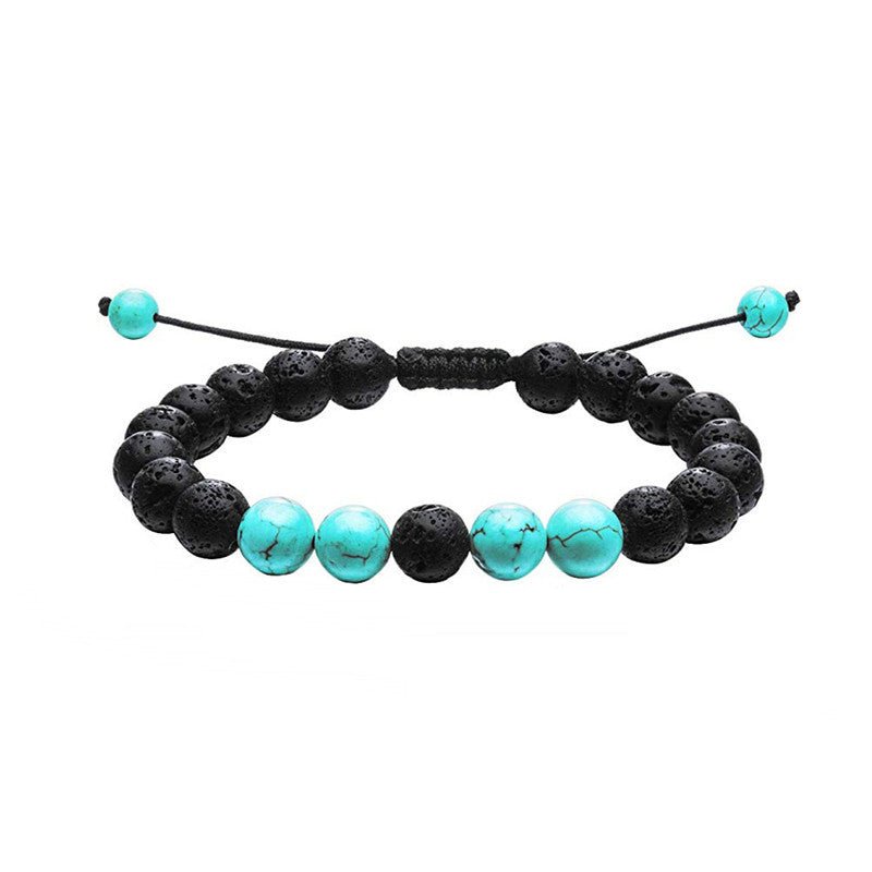 Tiger Eye Couple Bracelets Matte Black Agate Beads Bracelet | Luxury Home Accessories | Heulog Glow