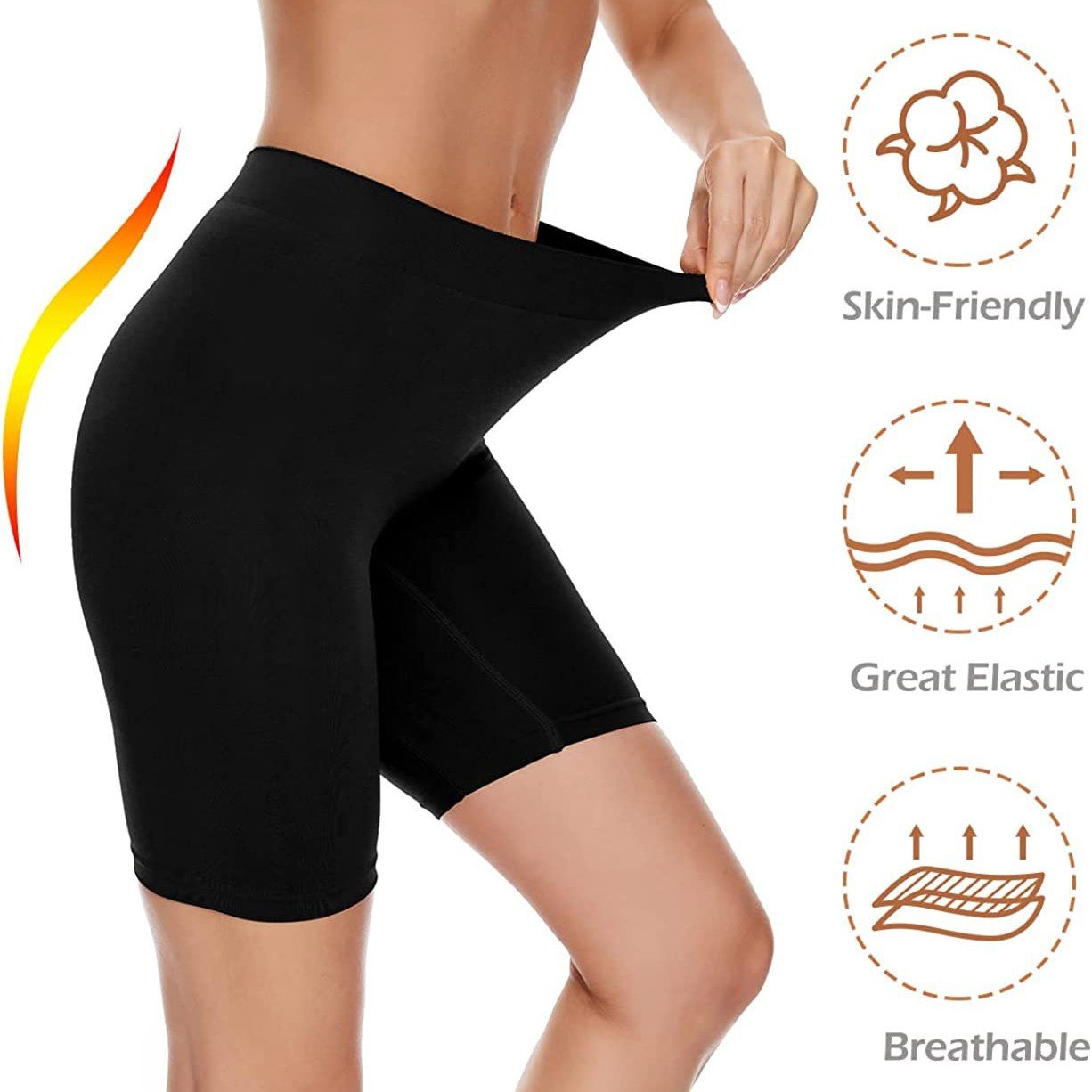 Tight-fitting Tummy-control High-waisted Capri Pants | Luxury Home Accessories | Heulog Glow