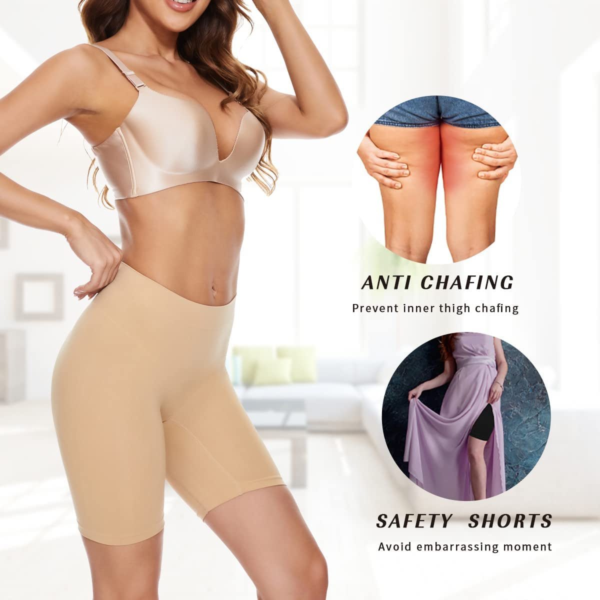 Tight-fitting Tummy-control High-waisted Capri Pants | Luxury Home Accessories | Heulog Glow