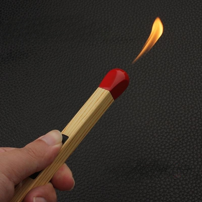 Tiktok Same Practical Lengthened Match Stick Burning Torch Kitchen Dedicated Gas Stove Inflatable Metal Lighter | Luxury Home Accessories | Heulog Glow