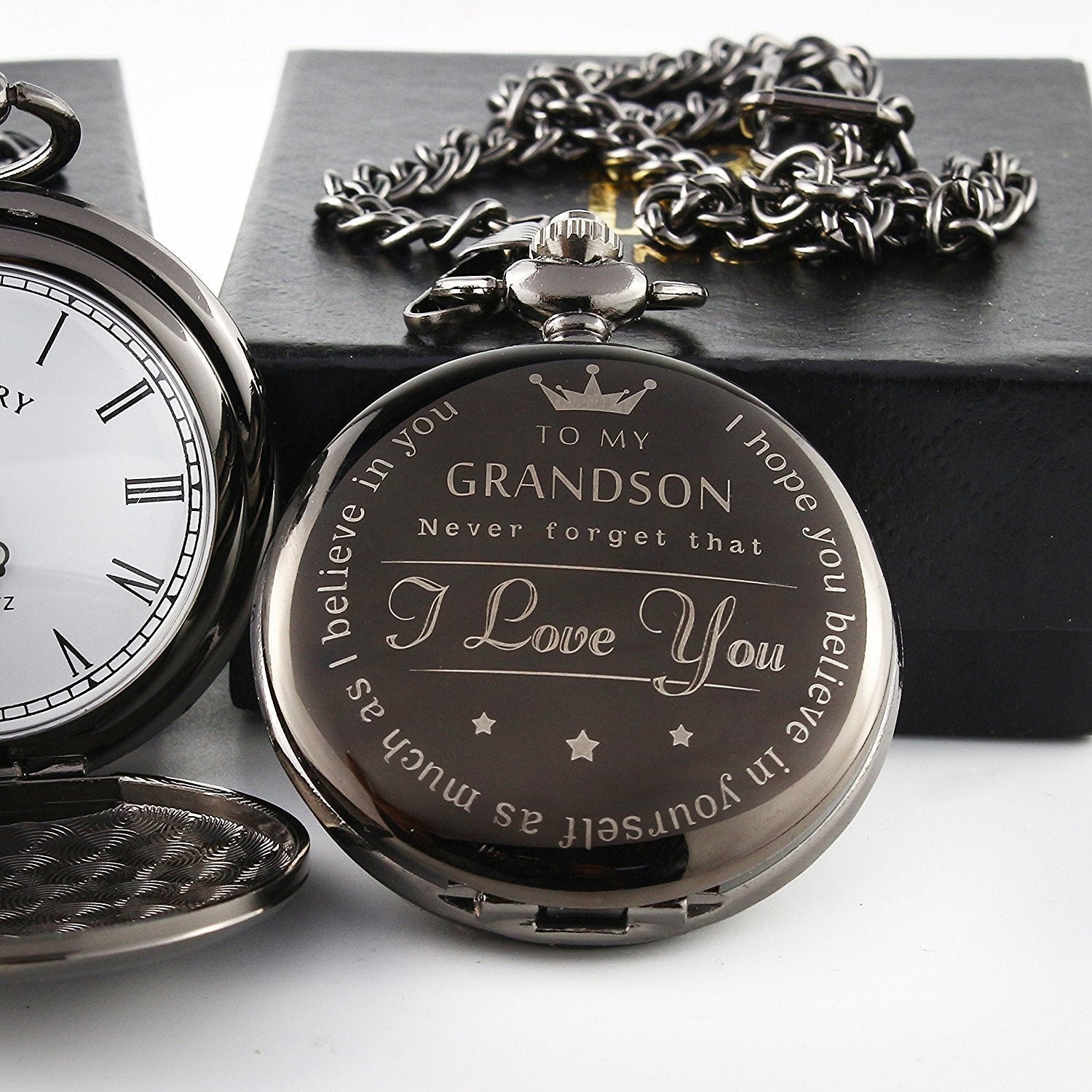 TO MY SON LOVE FOREVER Quartz Pocket Watch | Luxury Home Accessories | Heulog Glow