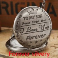 TO MY SON LOVE FOREVER Quartz Pocket Watch | Luxury Home Accessories | Heulog Glow