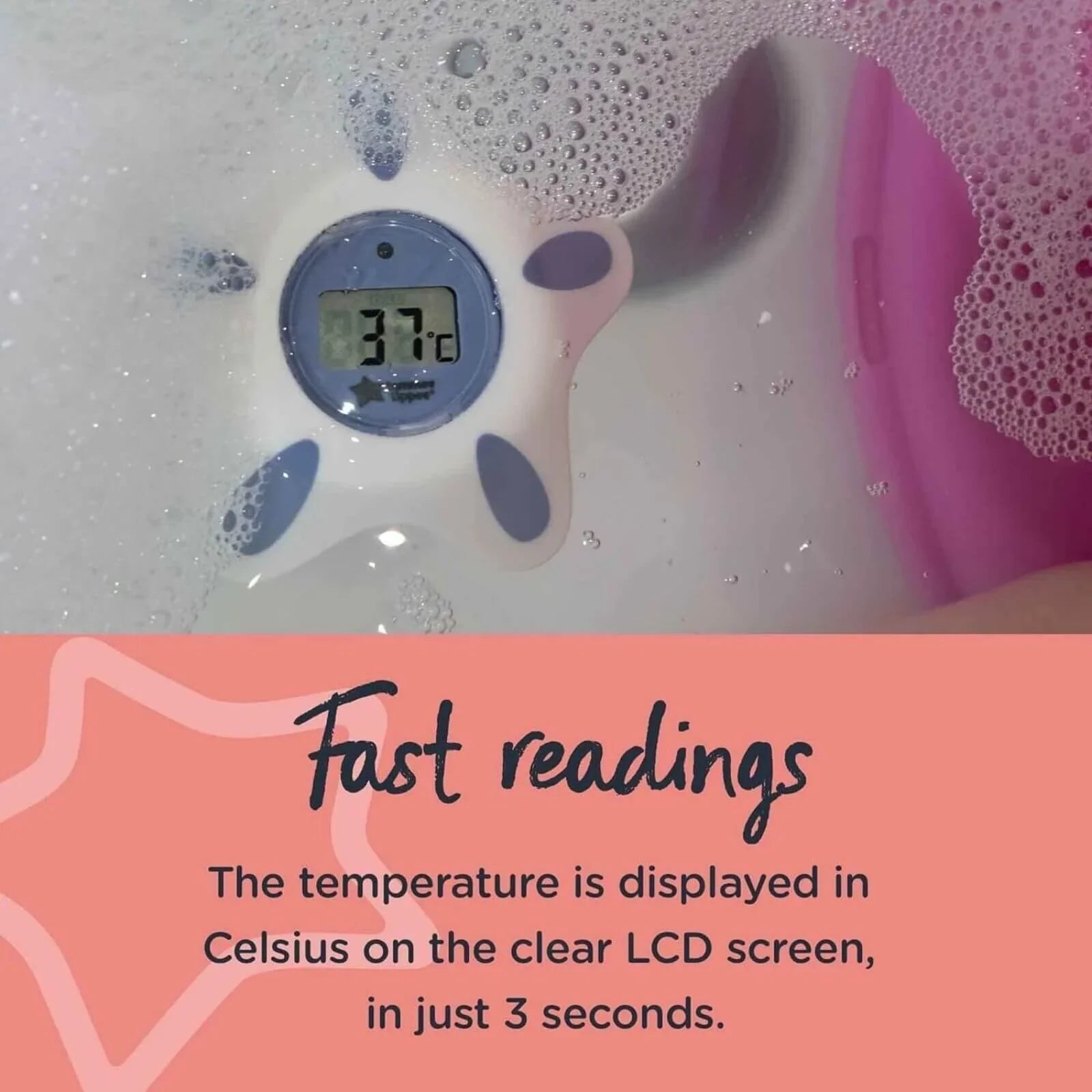 Tommee Tippee Closer to Nature Bath and Room Thermometer | Luxury Home Accessories | Heulog Glow