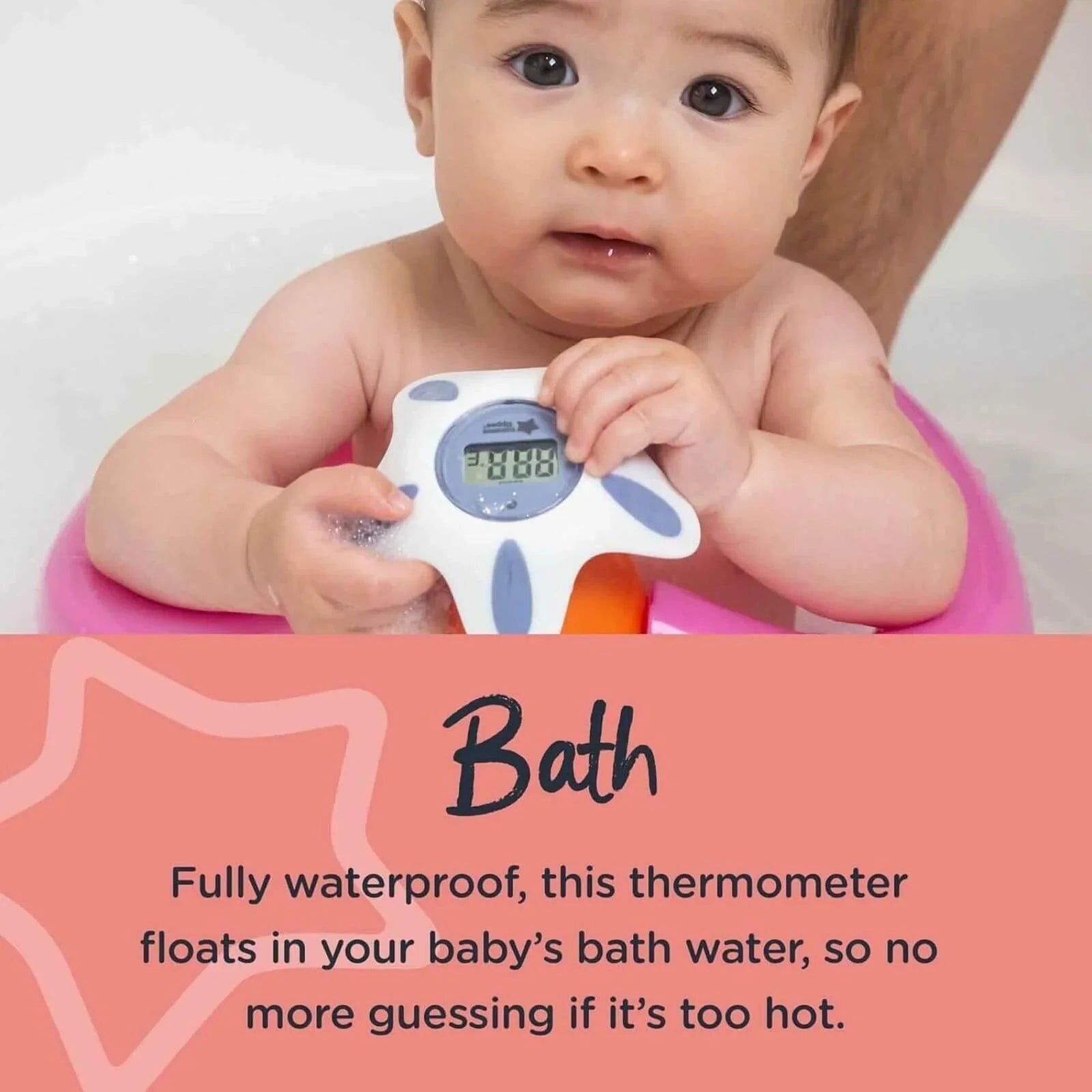 Tommee Tippee Closer to Nature Bath and Room Thermometer | Luxury Home Accessories | Heulog Glow