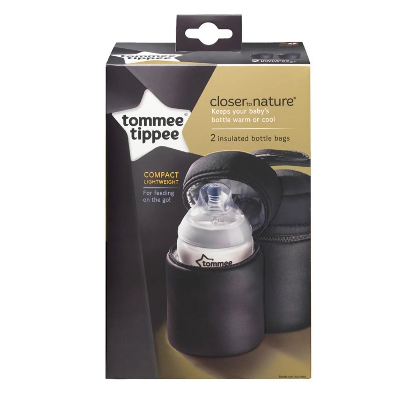 Tommee Tippee Closer to Nature Insulated Bottle Bags Pack of 2 | Luxury Home Accessories | Heulog Glow